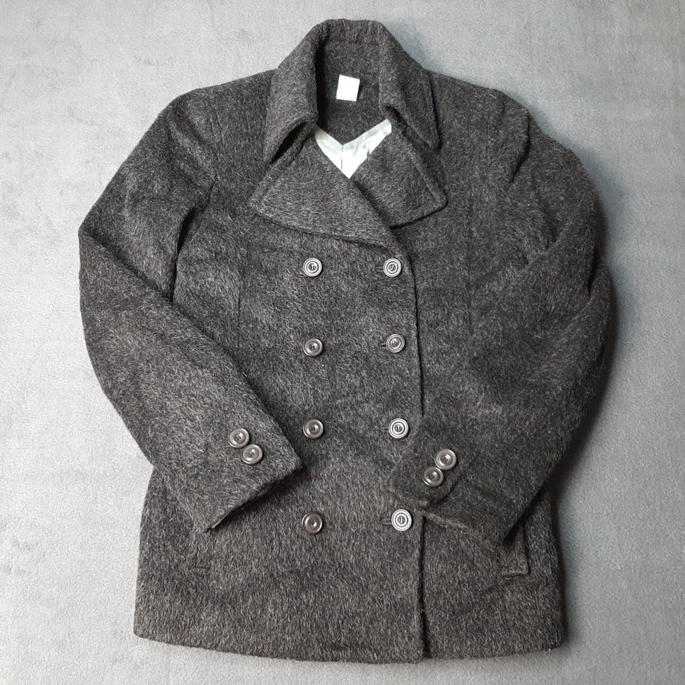J Crew Sport Coat Womens Small Gray MOHAIR WOOL Old Money Blazer Suit Jacket